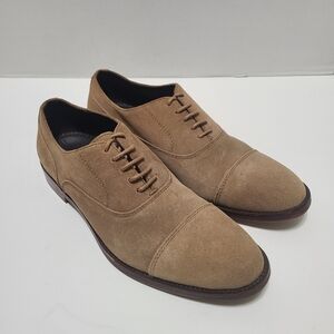 Bloomingdale's The Men's Store Lace Up Cap Toe Dress Shoe 100%‎ Exclusive Size 8